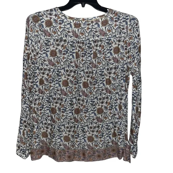 Lucky Brand Floral Top sz M - Picture 3 of 3